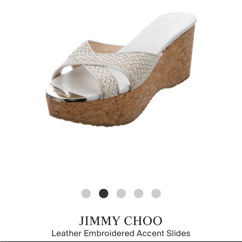 Jimmy Choo Prima Wedges Size 7.5